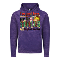 Cloud Purple i'm just here for the snacks #softball brother Vintage Hoodie - Zillion Design Studio