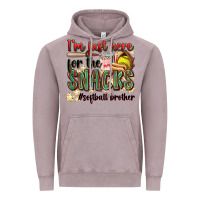 I'm Just Here For The Snacks #softball Brother Vintage Hoodie | Teevron