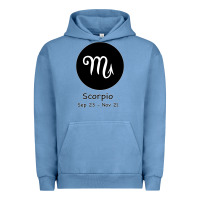 Pigment Pebble Blue Scorpio Horoscope Urban Hoodie - Bettercallsaul