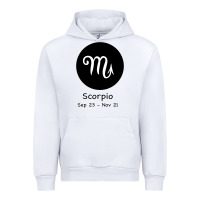 White Scorpio Horoscope Urban Hoodie - Bettercallsaul