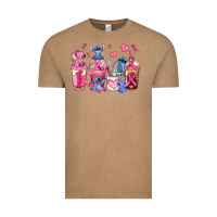 Vintage Coffee breast cancer stitch coffee cups Vintage Tee - AdoDesignShop