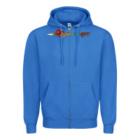 Flowers And Arrow With Gemstone Zipper Hoodie | Teevron