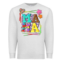 Oatmeal Heather Autism Mama Premium Sweatshirt - NancyCooperArtShop