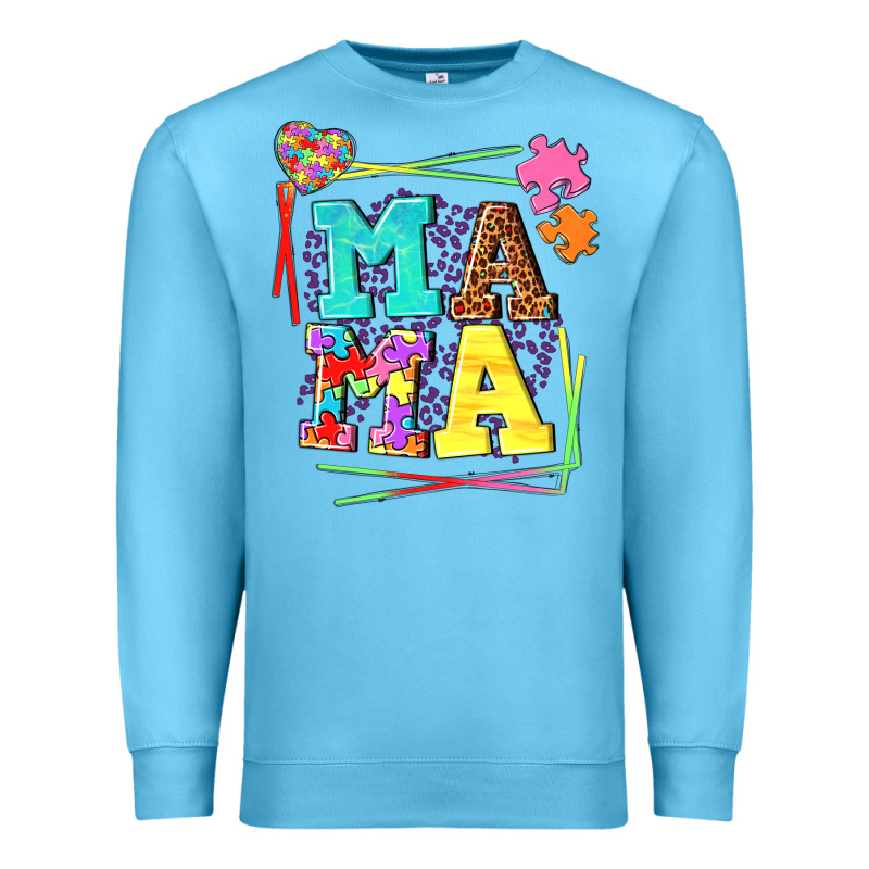 Autism Mama Premium Sweatshirt by NancyCooperArtShop | Teevron