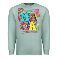 Seafoam Autism Mama Premium Sweatshirt - NancyCooperArtShop