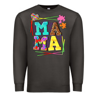 Smoke Autism Mama Premium Sweatshirt - NancyCooperArtShop