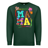 Sports Green Autism Mama Premium Sweatshirt - NancyCooperArtShop
