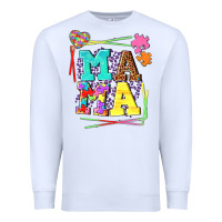 White Autism Mama Premium Sweatshirt - NancyCooperArtShop