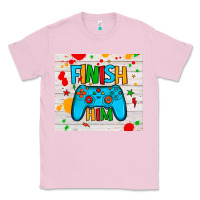 Bubblegum Pink finish him Classic Tee - JahusDesignShop