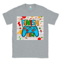 Heather Grey finish him Classic Tee - JahusDesignShop
