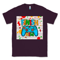 Plum finish him Classic Tee - JahusDesignShop