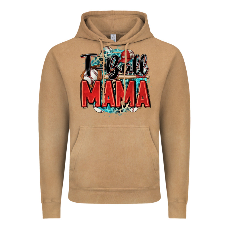 T Ball Mama Vintage Hoodie by Zillion Design Studio | Teevron