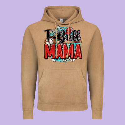 T Ball Mama Vintage Hoodie Designed By Zillion Design Studio