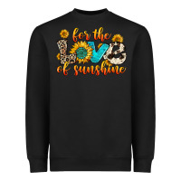 Black for the love of sunshine Heavyweight Sweatshirt - Zillion Design Studio