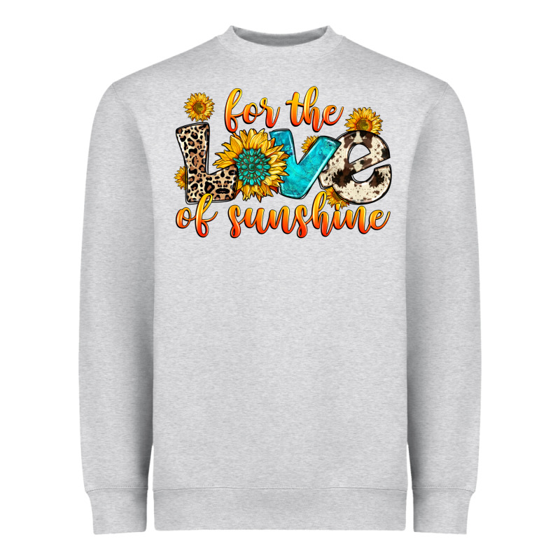 For The Love Of Sunshine Heavyweight Sweatshirt by Zillion Design Studio | Teevron
