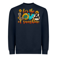 Navy for the love of sunshine Heavyweight Sweatshirt - Zillion Design Studio