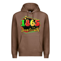 Chestnut 1865 juneteenth Premium Hoodie - LillyAllenDesigns