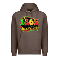Coffee 1865 juneteenth Premium Hoodie - LillyAllenDesigns