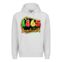 Dove Grey 1865 juneteenth Premium Hoodie - LillyAllenDesigns