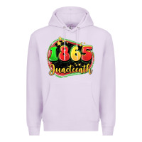 Lilac 1865 juneteenth Premium Hoodie - LillyAllenDesigns