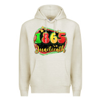 Oatmeal Heather 1865 juneteenth Premium Hoodie - LillyAllenDesigns