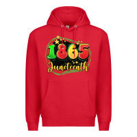 Red 1865 juneteenth Premium Hoodie - LillyAllenDesigns
