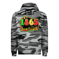 Slate Camo 1865 juneteenth Premium Hoodie - LillyAllenDesigns