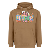 Toasted Coconut easter  rabbit Heavyweight Hoodie - MaliasSmallBusiness