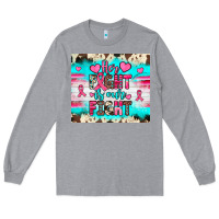 Heather Grey her fight is our fight Long Sleeve Tee - JahusDesignShop