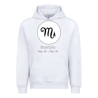 White Scorpio Horoscope Urban Hoodie - Bettercallsaul