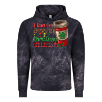 Cloud Black i run on coffee and christmas cheer Vintage Hoodie - RanaPortraitStore