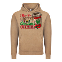 Vintage Coffee i run on coffee and christmas cheer Vintage Hoodie - RanaPortraitStore