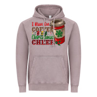 Vintage Zinc i run on coffee and christmas cheer Vintage Hoodie - RanaPortraitStore