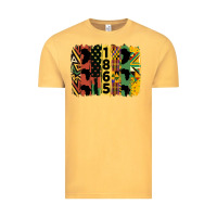 Vintage Mustard juneteenth brush stroke 2 Vintage Tee - HRA Design Shop