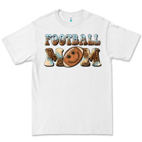 Football Mom Football Smiley Face Premium Tee | Teevron