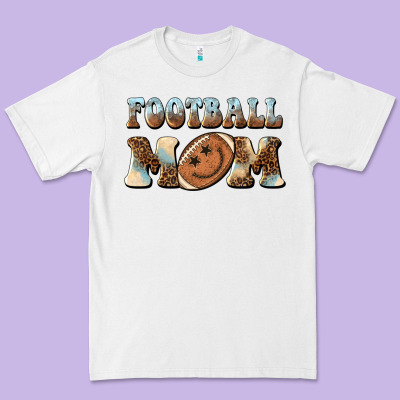 Football Mom Football Smiley Face Premium Tee Designed By Barkaloodesign