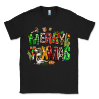 Black christmas texas western Classic Tee - AdoDesignShop