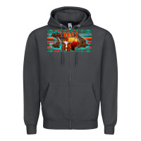 Smoke texas and map with longhorn serape gemstone licanse plate Zipper Hoodie - Artiststas