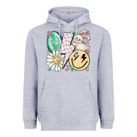 Heather Grey retro easter Heavyweight Hoodie - MaliasSmallBusiness