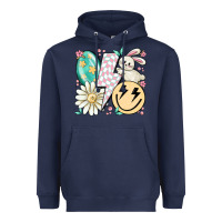 Navy retro easter Heavyweight Hoodie - MaliasSmallBusiness