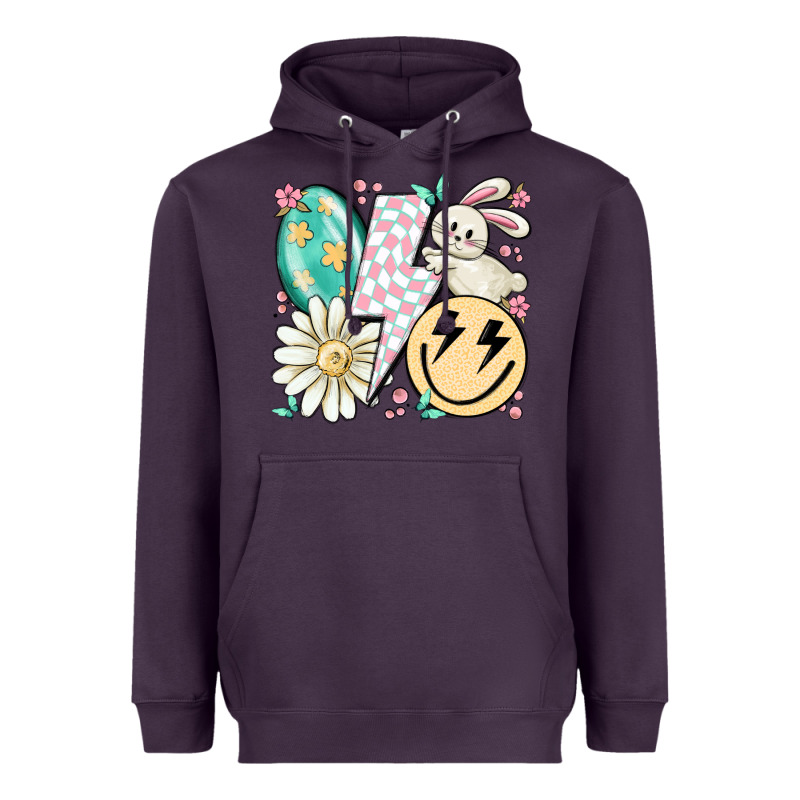 Retro Easter Heavyweight Hoodie by MaliasSmallBusiness | Teevron