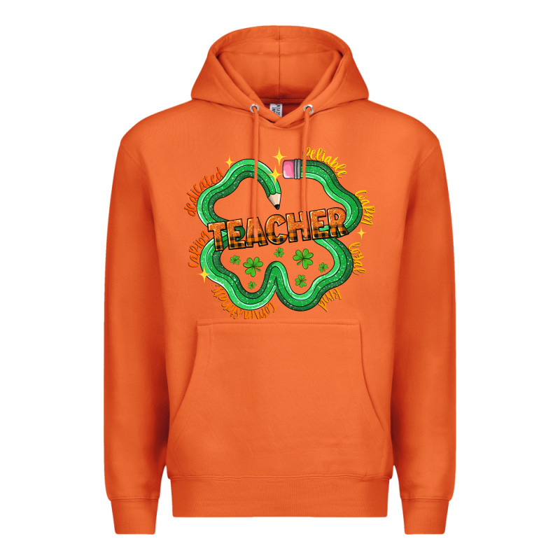 Teacher St Patricks Day Premium Hoodie by LillyAllenDesigns | Teevron