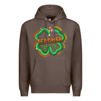 Coffee teacher st patricks day Premium Hoodie - LillyAllenDesigns