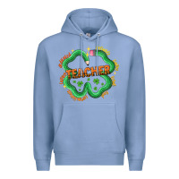 Colony Blue teacher st patricks day Premium Hoodie - LillyAllenDesigns