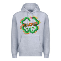 Heather Grey teacher st patricks day Premium Hoodie - LillyAllenDesigns