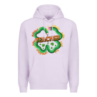 Lilac teacher st patricks day Premium Hoodie - LillyAllenDesigns