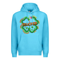 Ocean Blue teacher st patricks day Premium Hoodie - LillyAllenDesigns