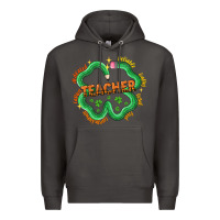Smoke teacher st patricks day Premium Hoodie - LillyAllenDesigns
