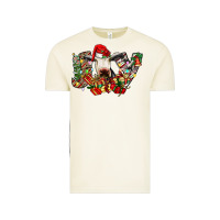 Vintage Arctic christmas joy cow Vintage Tee - CowhideDigitalArt
