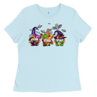 Baby Blue halloween gnomes Ladies Tee - AdoDesignShop